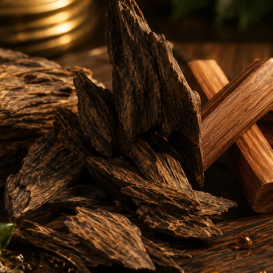 Precious woods for fragrance depth